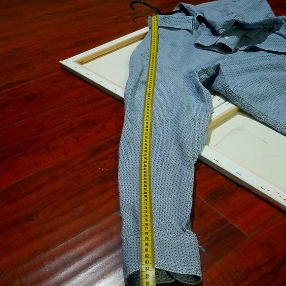 Banana republic, Size - L, Color - Blue with silver pattern - Picture 6 of 6